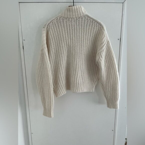 BA&SH Beltan Chunk Knit Half-Zip Jumper - Picture 5 of 7